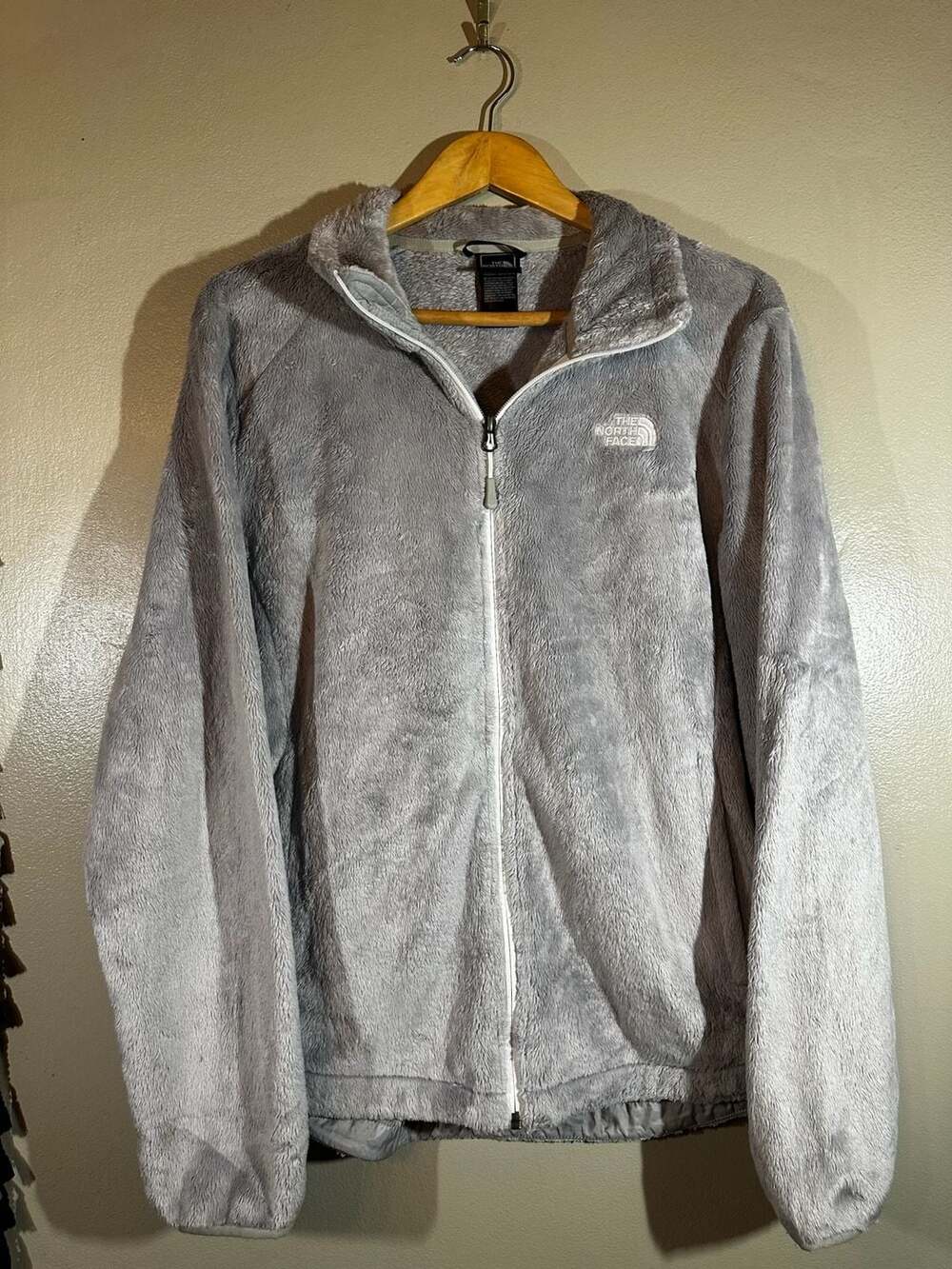 The North Face Osito Fleece Jacket Gray Full Zip